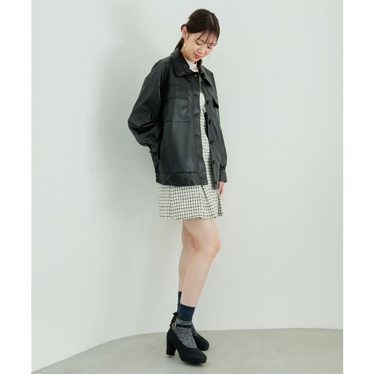 フェイクレザーオーバーブルゾン | MAJESTIC LEGON  | 詳細画像40 