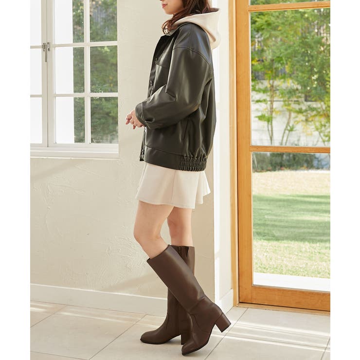 フェイクレザーオーバーブルゾン | MAJESTIC LEGON  | 詳細画像48 