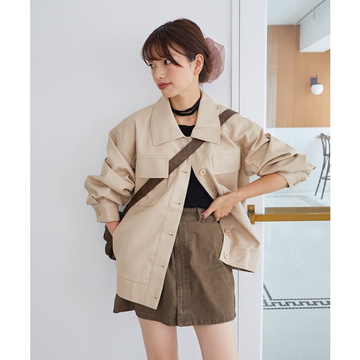 フェイクレザーオーバーブルゾン | MAJESTIC LEGON  | 詳細画像5 