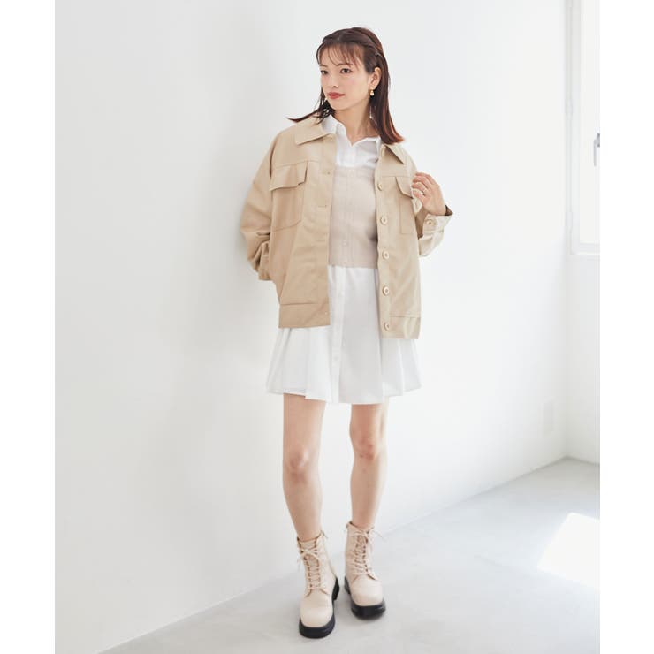 フェイクレザーオーバーブルゾン | MAJESTIC LEGON  | 詳細画像8 