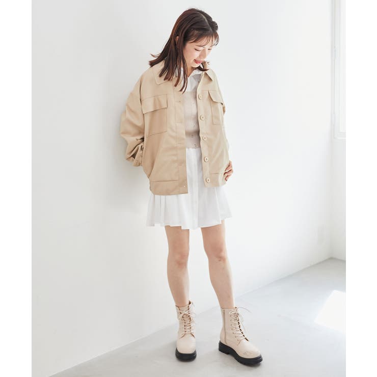 フェイクレザーオーバーブルゾン | MAJESTIC LEGON  | 詳細画像9 