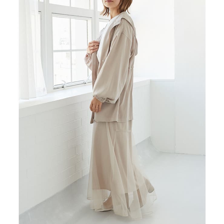 ウエストきゅっとサテンブルゾン | MAJESTIC LEGON  | 詳細画像12 