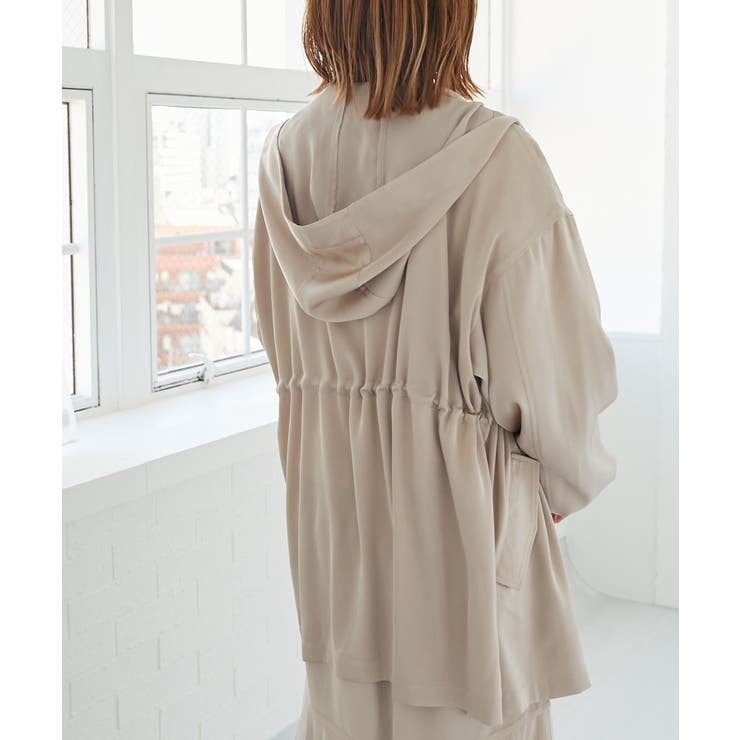 ウエストきゅっとサテンブルゾン | MAJESTIC LEGON  | 詳細画像17 