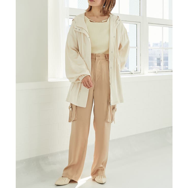 ウエストきゅっとサテンブルゾン | MAJESTIC LEGON  | 詳細画像2 