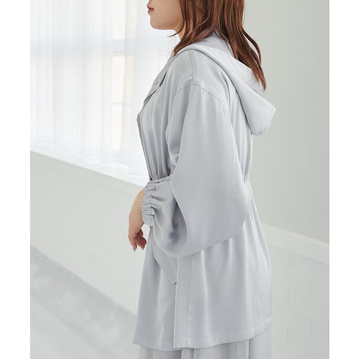 ウエストきゅっとサテンブルゾン | MAJESTIC LEGON  | 詳細画像24 