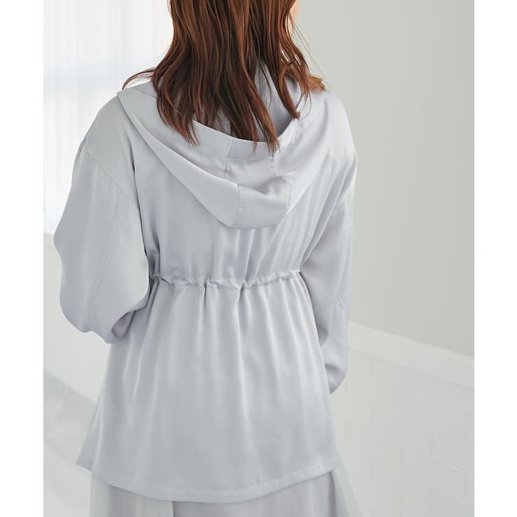 ウエストきゅっとサテンブルゾン | MAJESTIC LEGON  | 詳細画像25 