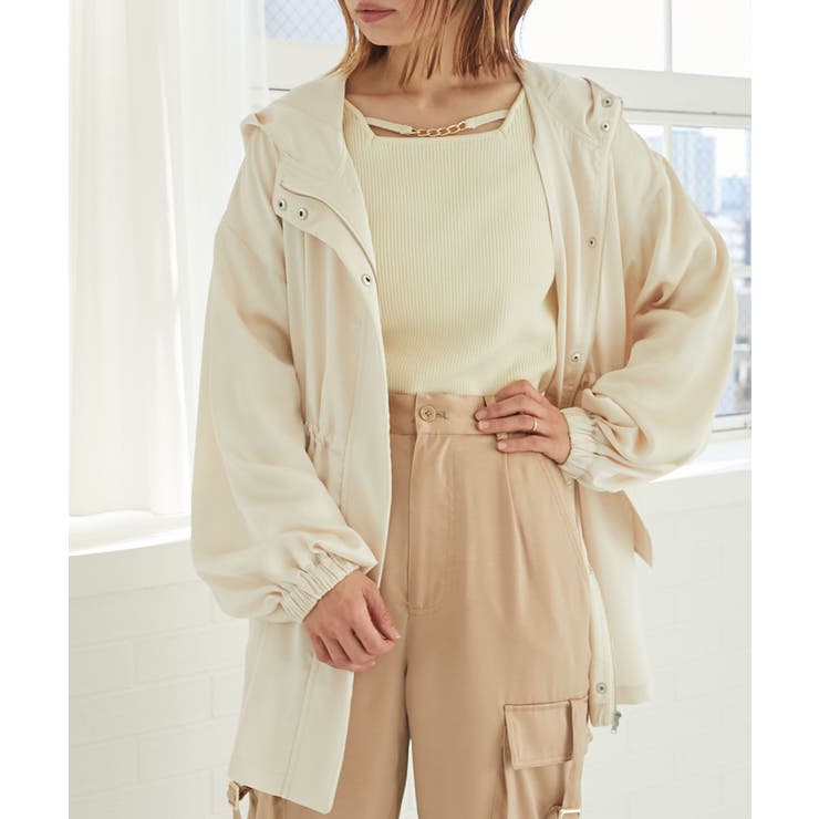 ウエストきゅっとサテンブルゾン | MAJESTIC LEGON  | 詳細画像6 