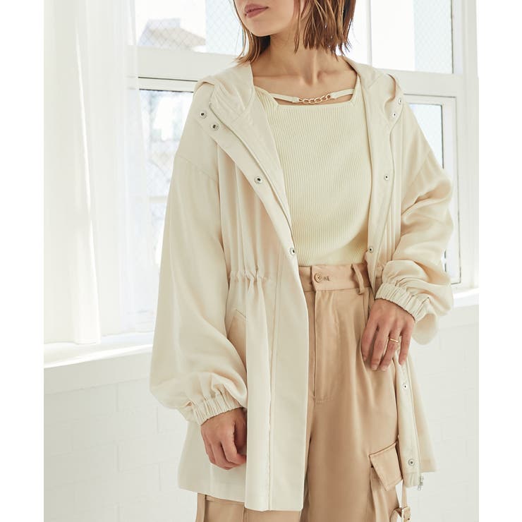 ウエストきゅっとサテンブルゾン | MAJESTIC LEGON  | 詳細画像7 