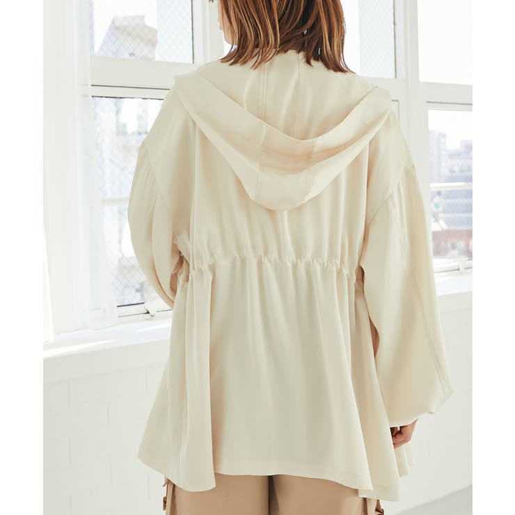 ウエストきゅっとサテンブルゾン | MAJESTIC LEGON  | 詳細画像9 