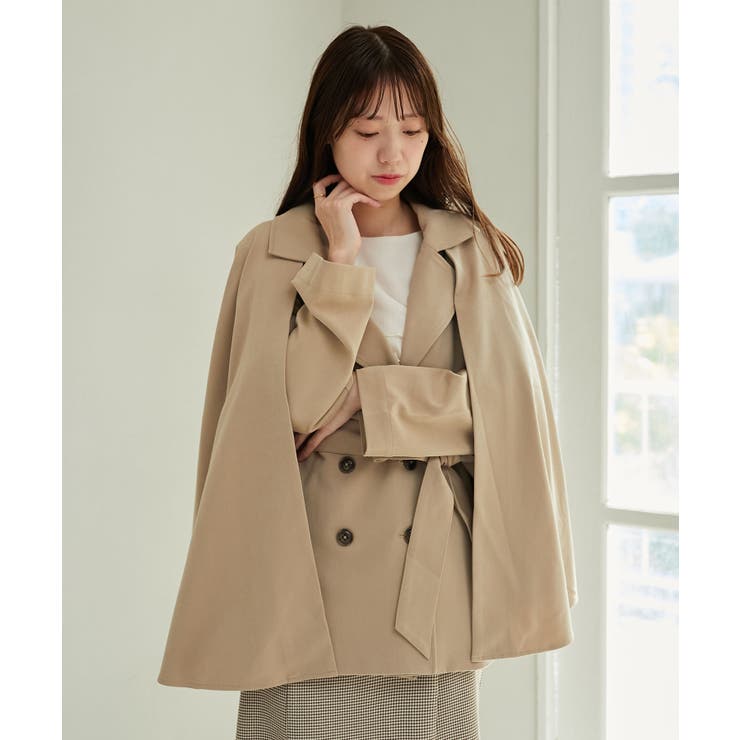 2wayケープデザイントレンチ | MAJESTIC LEGON  | 詳細画像23 