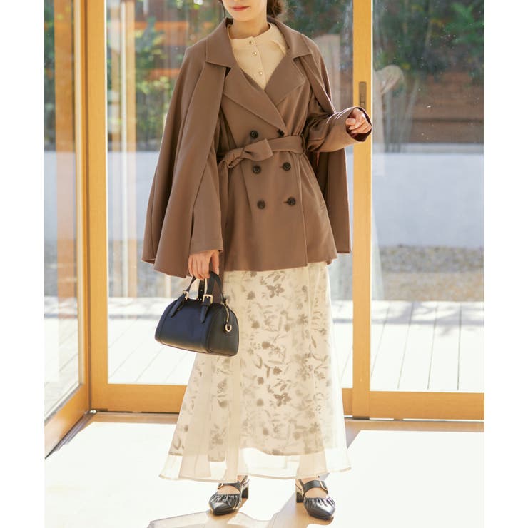 2wayケープデザイントレンチ | MAJESTIC LEGON  | 詳細画像44 