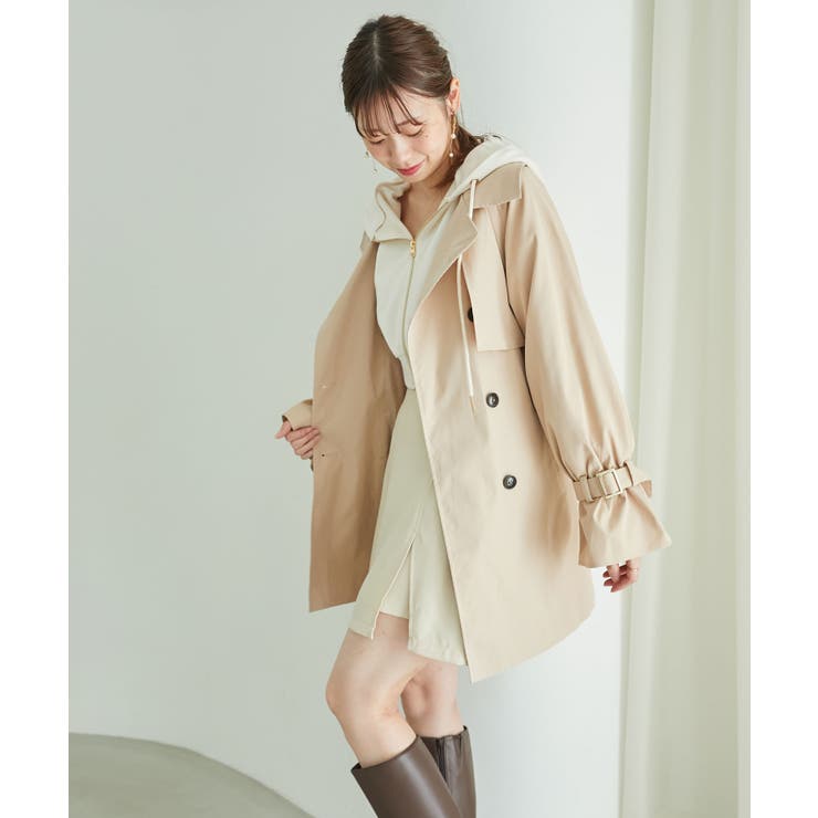 ビット付ミディトレンチコート | MAJESTIC LEGON  | 詳細画像14 