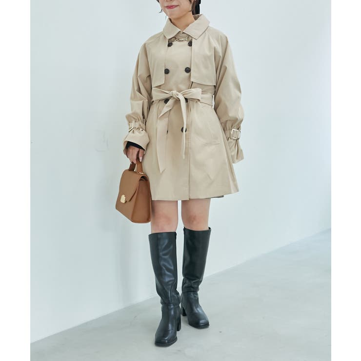 ビット付ミディトレンチコート | MAJESTIC LEGON  | 詳細画像19 