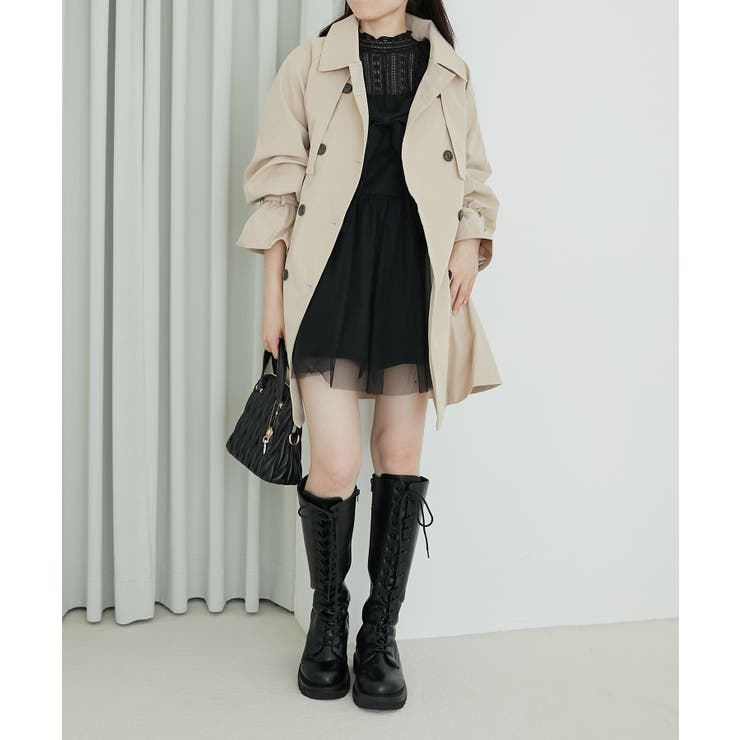 ビット付ミディトレンチコート | MAJESTIC LEGON  | 詳細画像5 