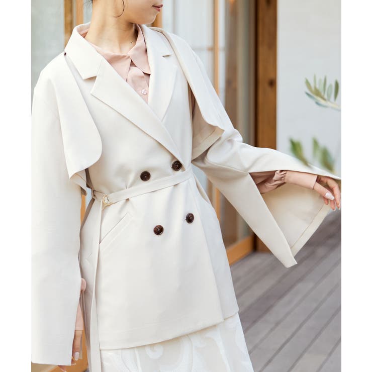 スリットスリーブ2wayジャケット | MAJESTIC LEGON  | 詳細画像46 