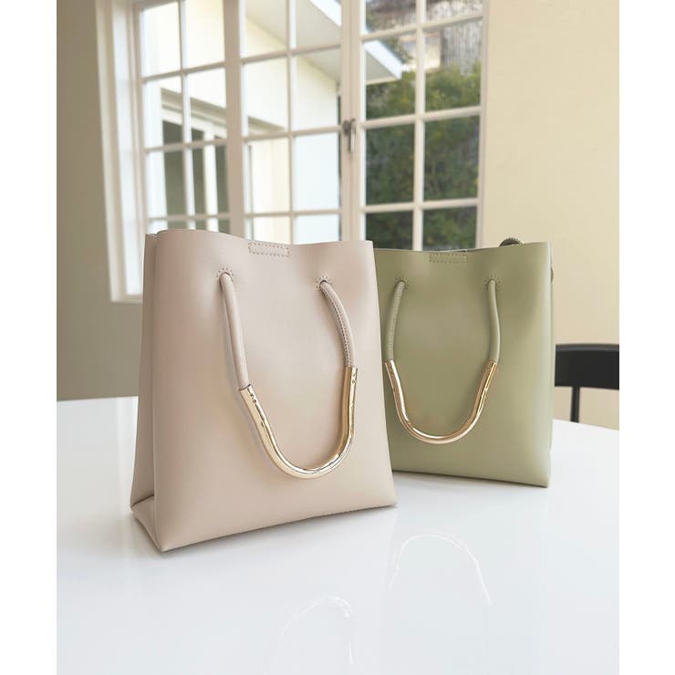 アイボリー | ニュアンスハンドルバッグ | MAJESTIC LEGON 