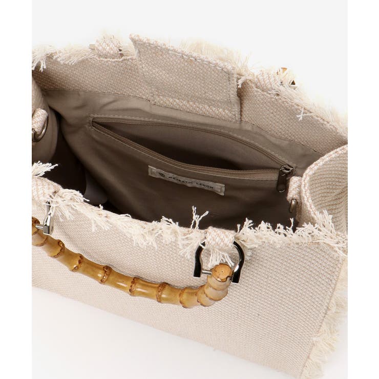 バンブーハンドルフリンジバッグ | MAJESTIC LEGON  | 詳細画像10 