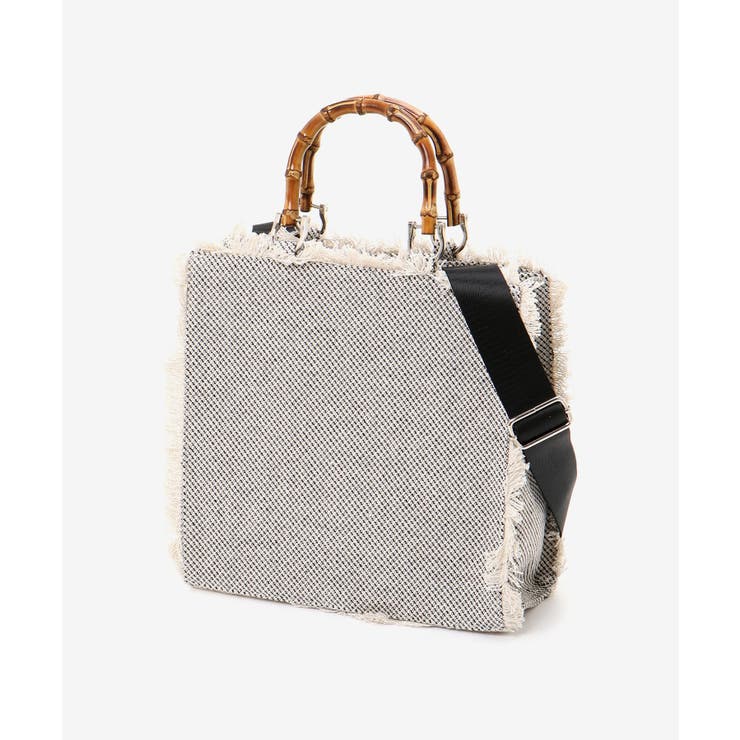 バンブーハンドルフリンジバッグ | MAJESTIC LEGON  | 詳細画像4 