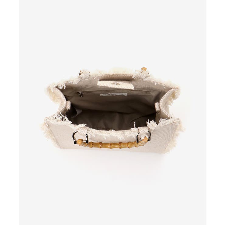 バンブーハンドルフリンジバッグ | MAJESTIC LEGON  | 詳細画像9 