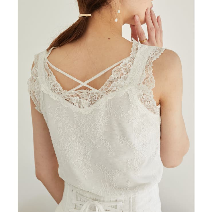 レースクロスホルタータンク | MAJESTIC LEGON  | 詳細画像11 