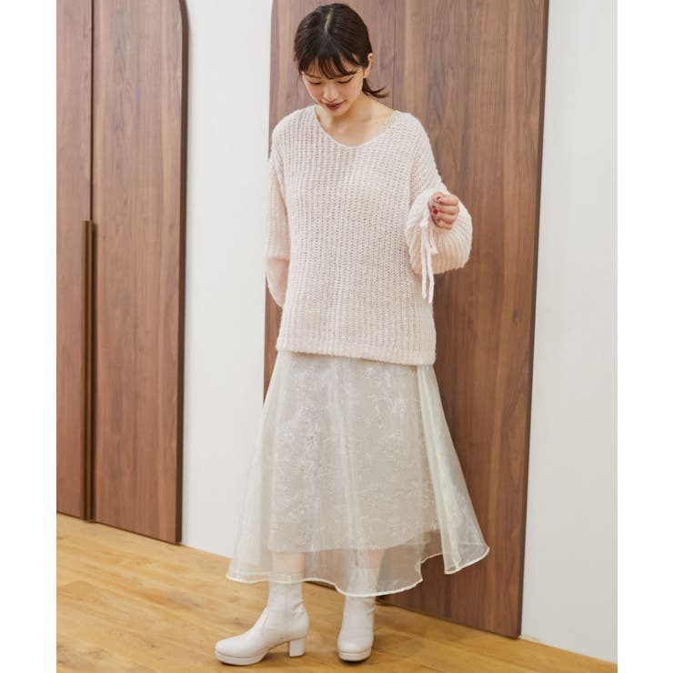 シャイニーレイヤードスカート | MAJESTIC LEGON  | 詳細画像1 