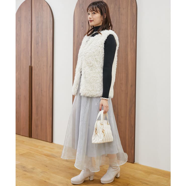 シャイニーレイヤードスカート | MAJESTIC LEGON  | 詳細画像18 