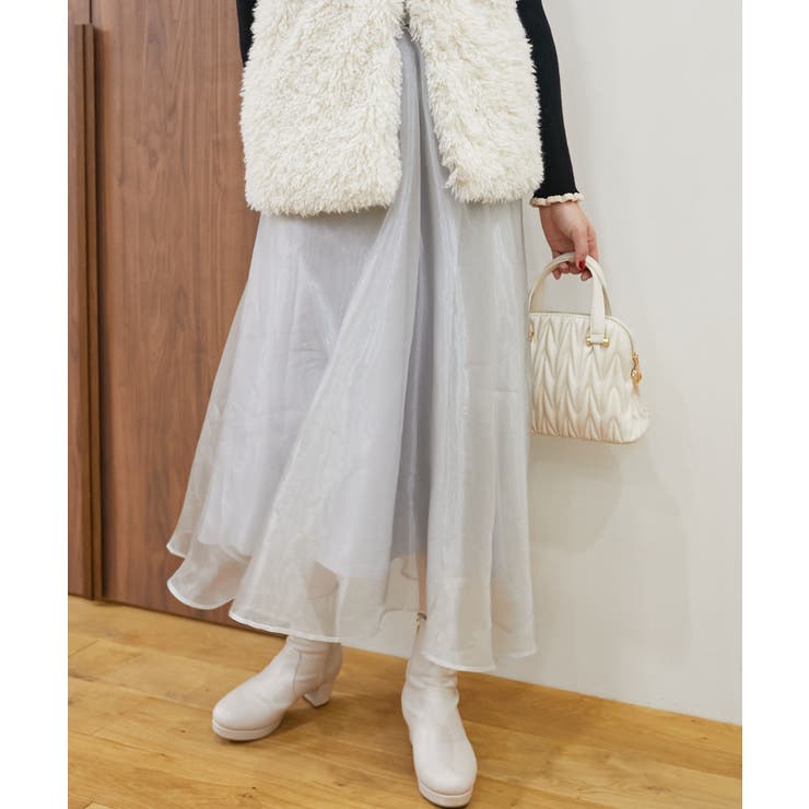 シャイニーレイヤードスカート | MAJESTIC LEGON  | 詳細画像20 