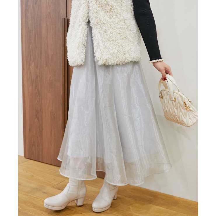 シャイニーレイヤードスカート | MAJESTIC LEGON  | 詳細画像21 