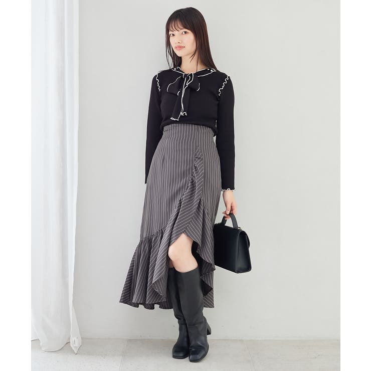 アシメラッフルスカート[品番：CTYW0003712]｜MAJESTIC LEGON