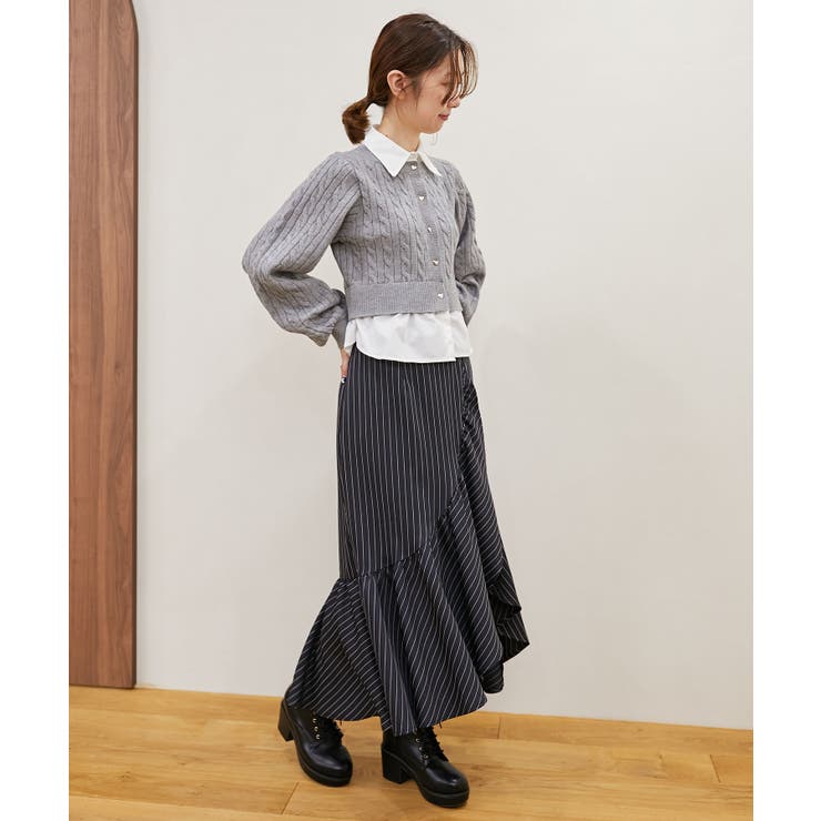 アシメラッフルスカート[品番：CTYW0003712]｜MAJESTIC LEGON