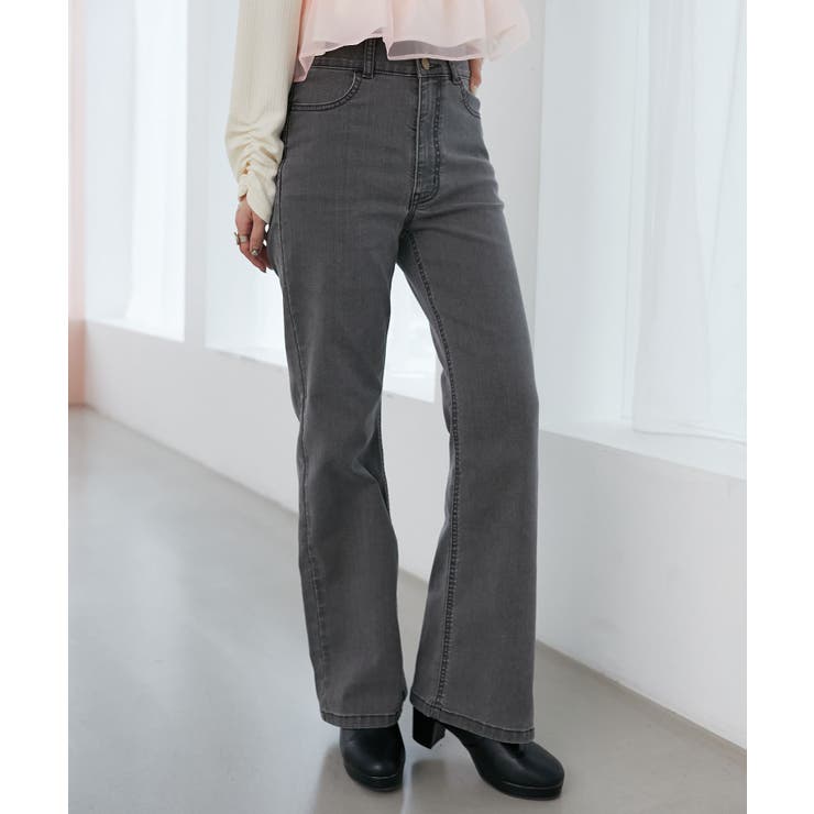 美脚フレアデニムパンツ | MAJESTIC LEGON  | 詳細画像18 