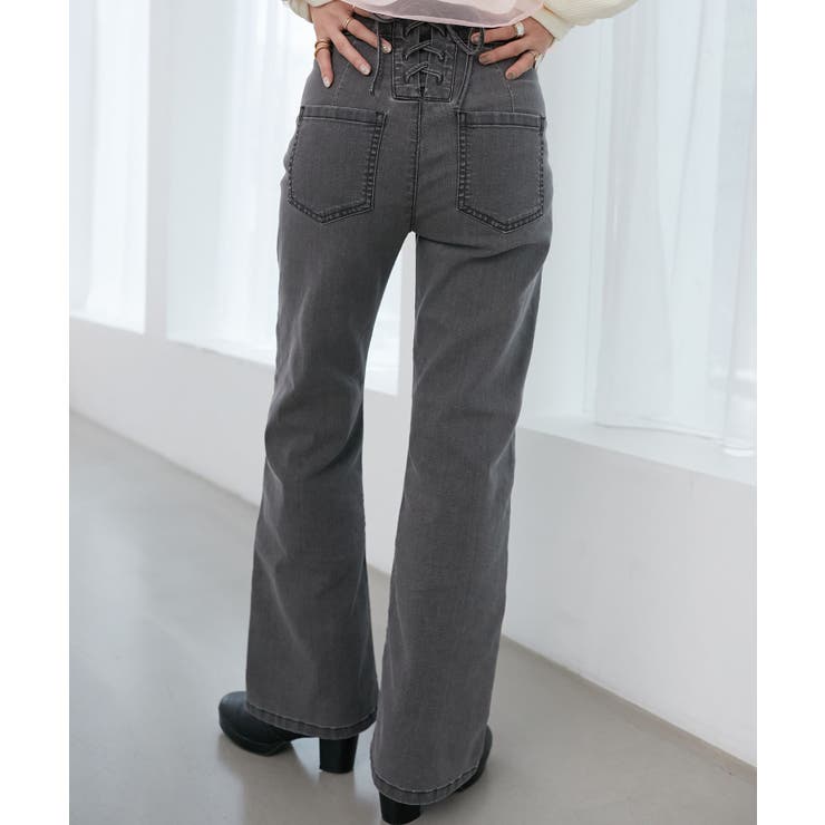 美脚フレアデニムパンツ | MAJESTIC LEGON  | 詳細画像20 