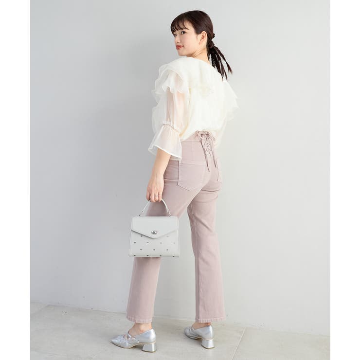 美脚フレアデニムパンツ | MAJESTIC LEGON  | 詳細画像22 