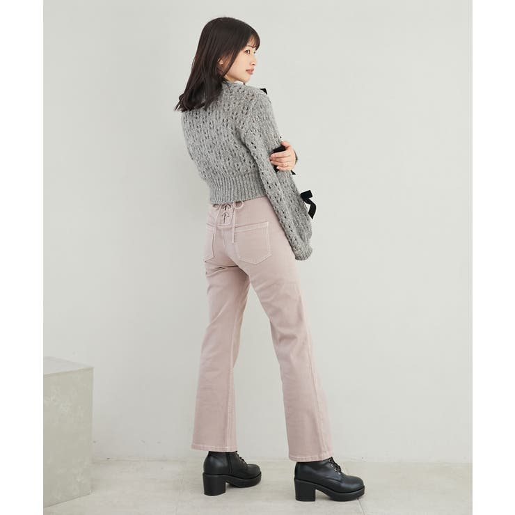 美脚フレアデニムパンツ | MAJESTIC LEGON  | 詳細画像26 