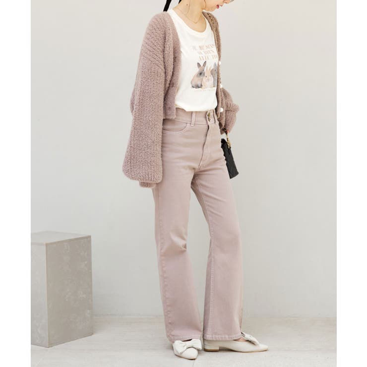 美脚フレアデニムパンツ | MAJESTIC LEGON  | 詳細画像30 