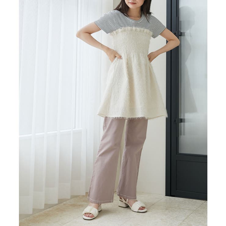 美脚フレアデニムパンツ | MAJESTIC LEGON  | 詳細画像34 