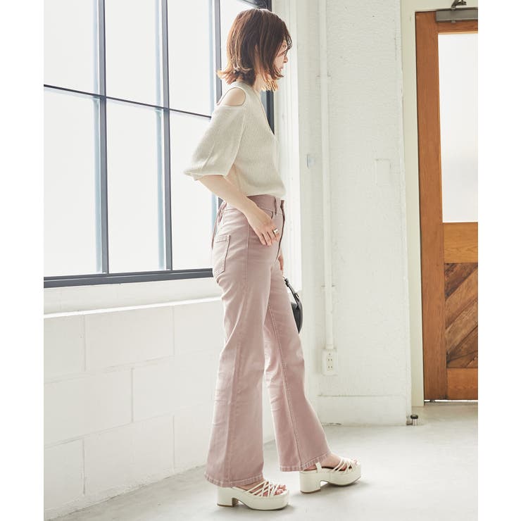 美脚フレアデニムパンツ | MAJESTIC LEGON  | 詳細画像36 