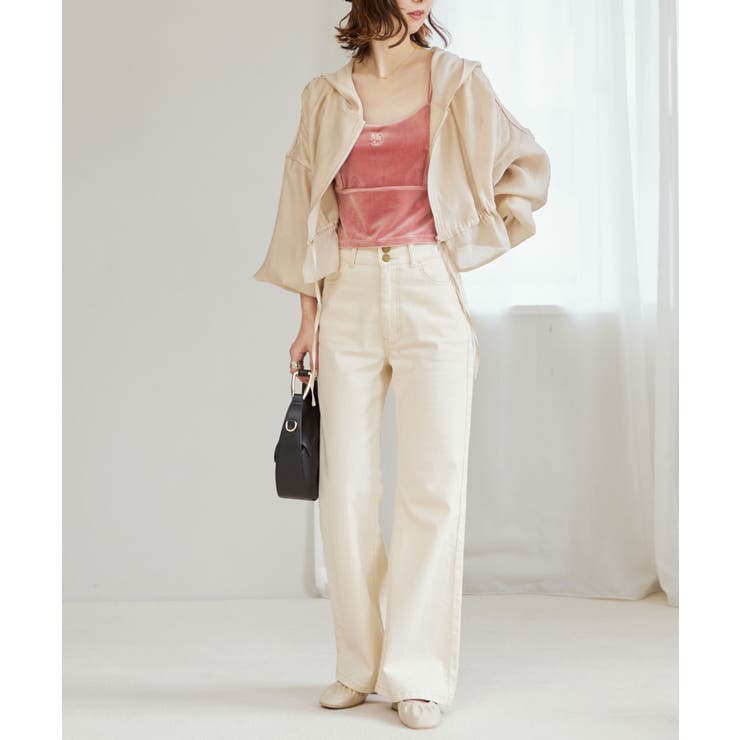 美脚フレアデニムパンツ | MAJESTIC LEGON  | 詳細画像46 