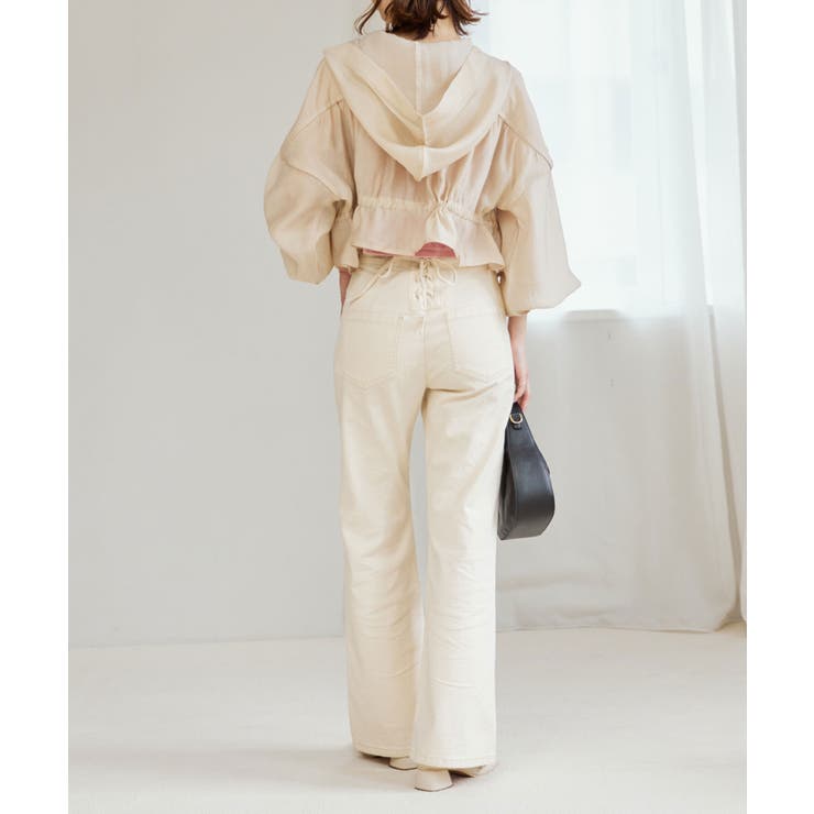 美脚フレアデニムパンツ | MAJESTIC LEGON  | 詳細画像47 