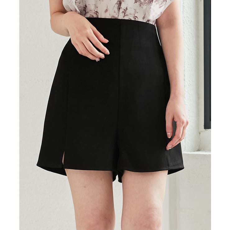 ブラック | ミニスリットショートパンツ | MAJESTIC LEGON 