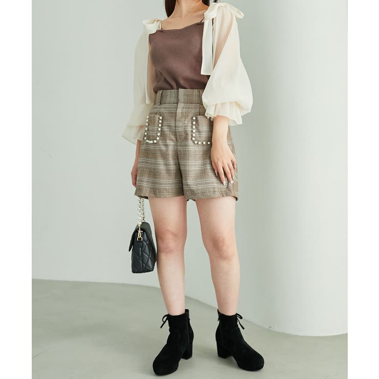 パールデザインショートパンツ | MAJESTIC LEGON  | 詳細画像13 