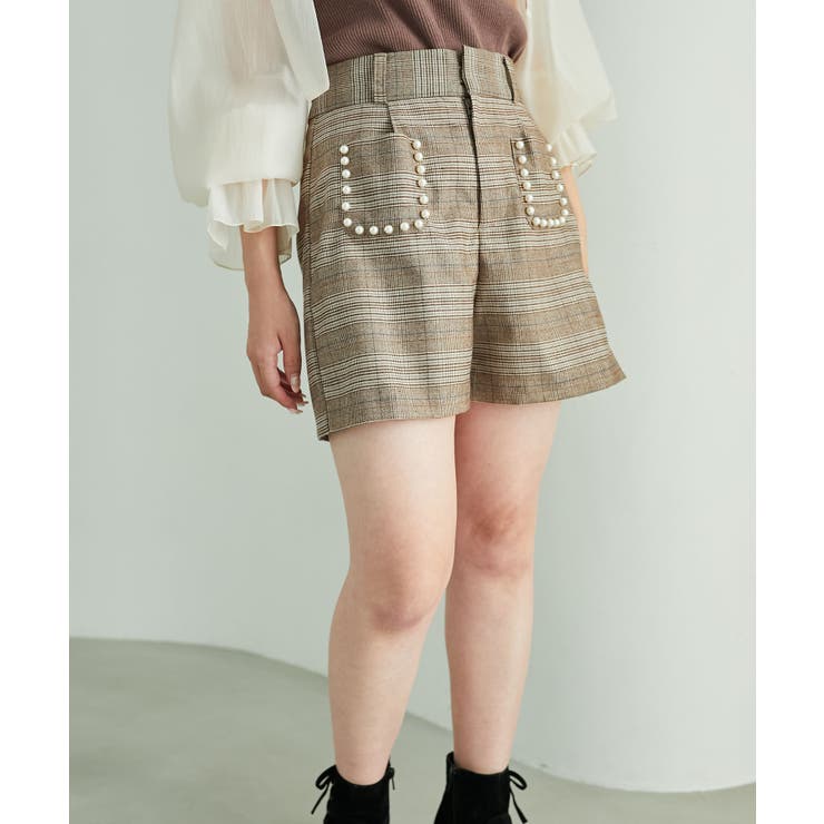 パールデザインショートパンツ | MAJESTIC LEGON  | 詳細画像14 