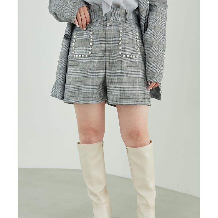 パールデザインショートパンツ | MAJESTIC LEGON  | 詳細画像6 