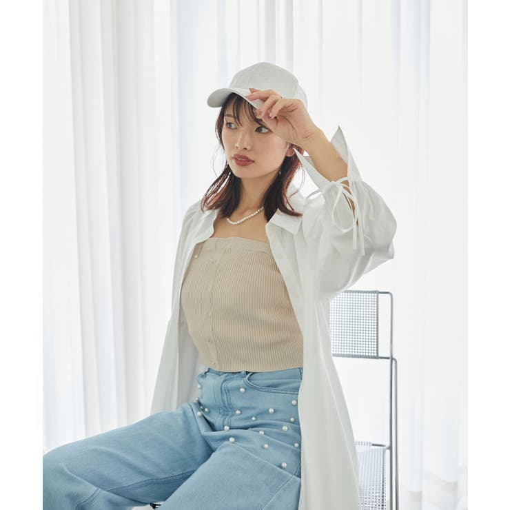 ビスチェセットミニシャツワンピース[品番：CTYW0003588