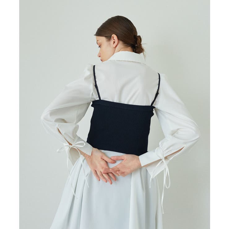 ビスチェセットミニシャツワンピース[品番：CTYW0003588