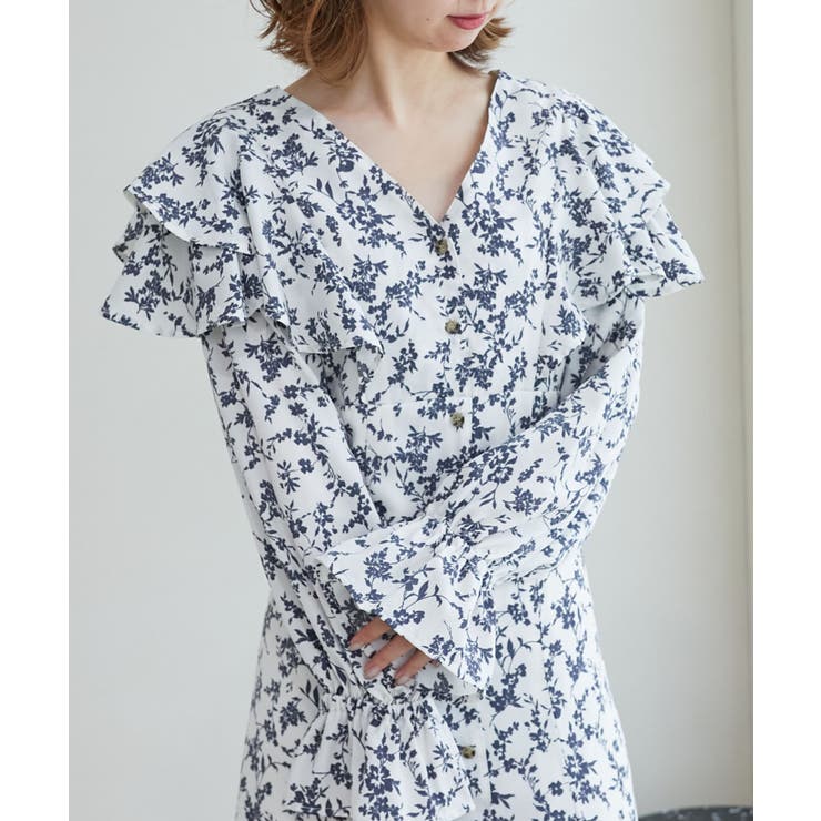 スタイルアップフリルワンピース | MAJESTIC LEGON  | 詳細画像7 