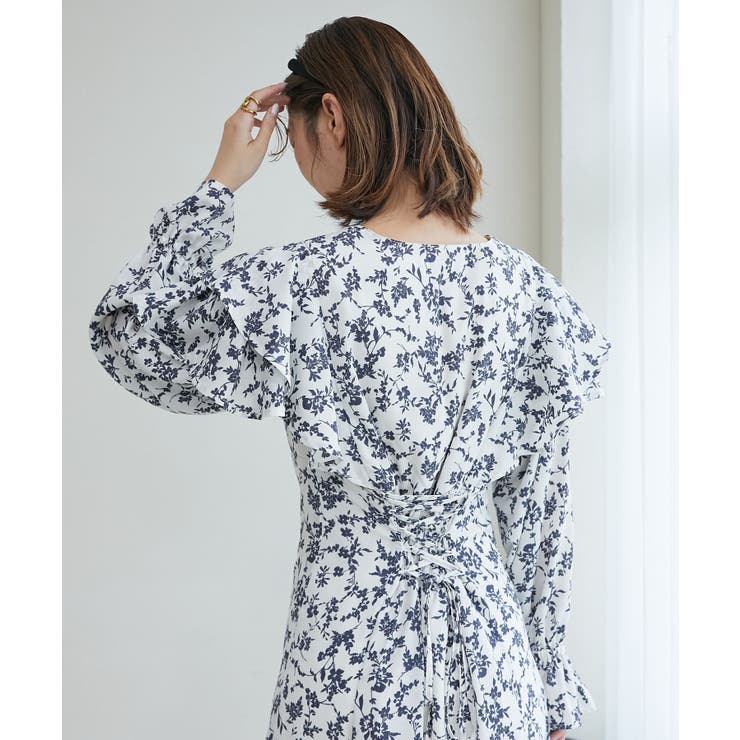 スタイルアップフリルワンピース | MAJESTIC LEGON  | 詳細画像8 