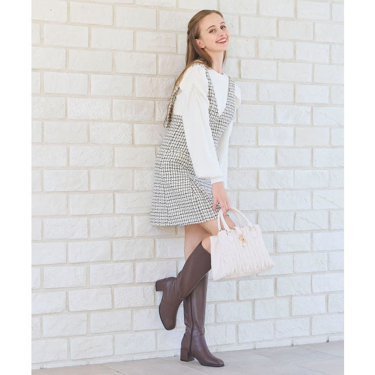 アイボリー柄 | 前後2wayミニジャンスカ | MAJESTIC LEGON 