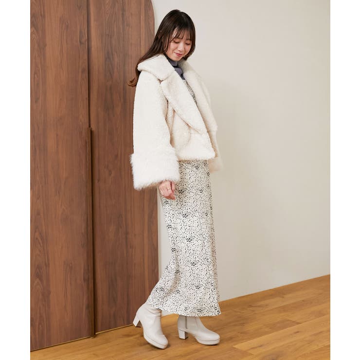 プードルボアショートコート[品番：CTYW0003565]｜MAJESTIC LEGON