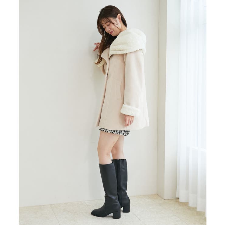 フードボアコート | MAJESTIC LEGON  | 詳細画像4 